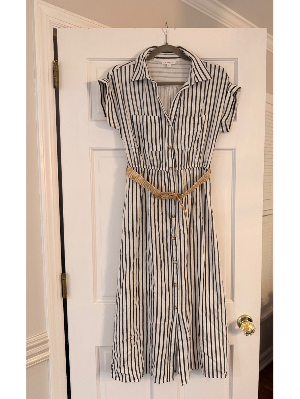 Blu Pepper striped Maxi (Midi if you are over 5’5”)